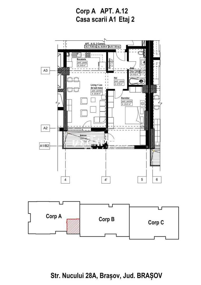 Apartament cu 2 camere | Noua | 64 mp Utili - Poză 7