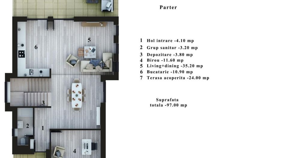 Vila individuala Corbeanca | 550 mp teren - Schiță 4