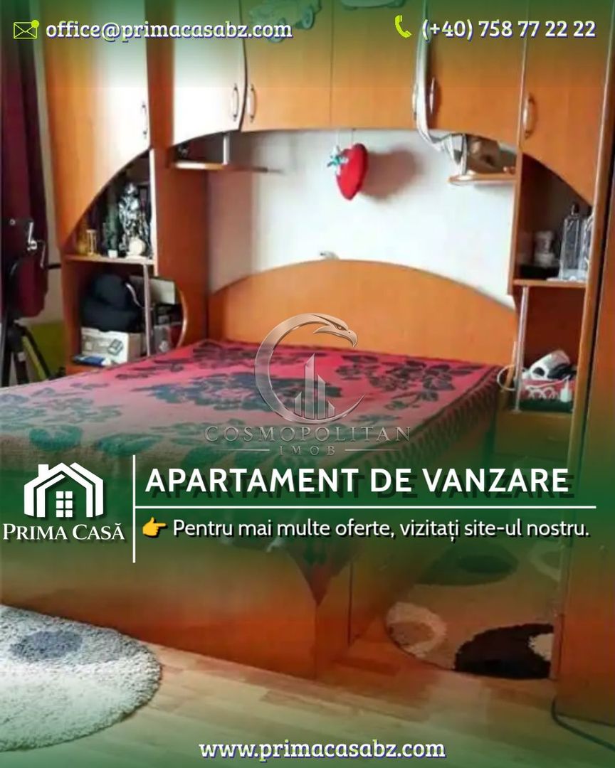 Apartament cu 2 camere zona Micro 5 cu imbunatatiri Pret: 60.000 - Poză 1