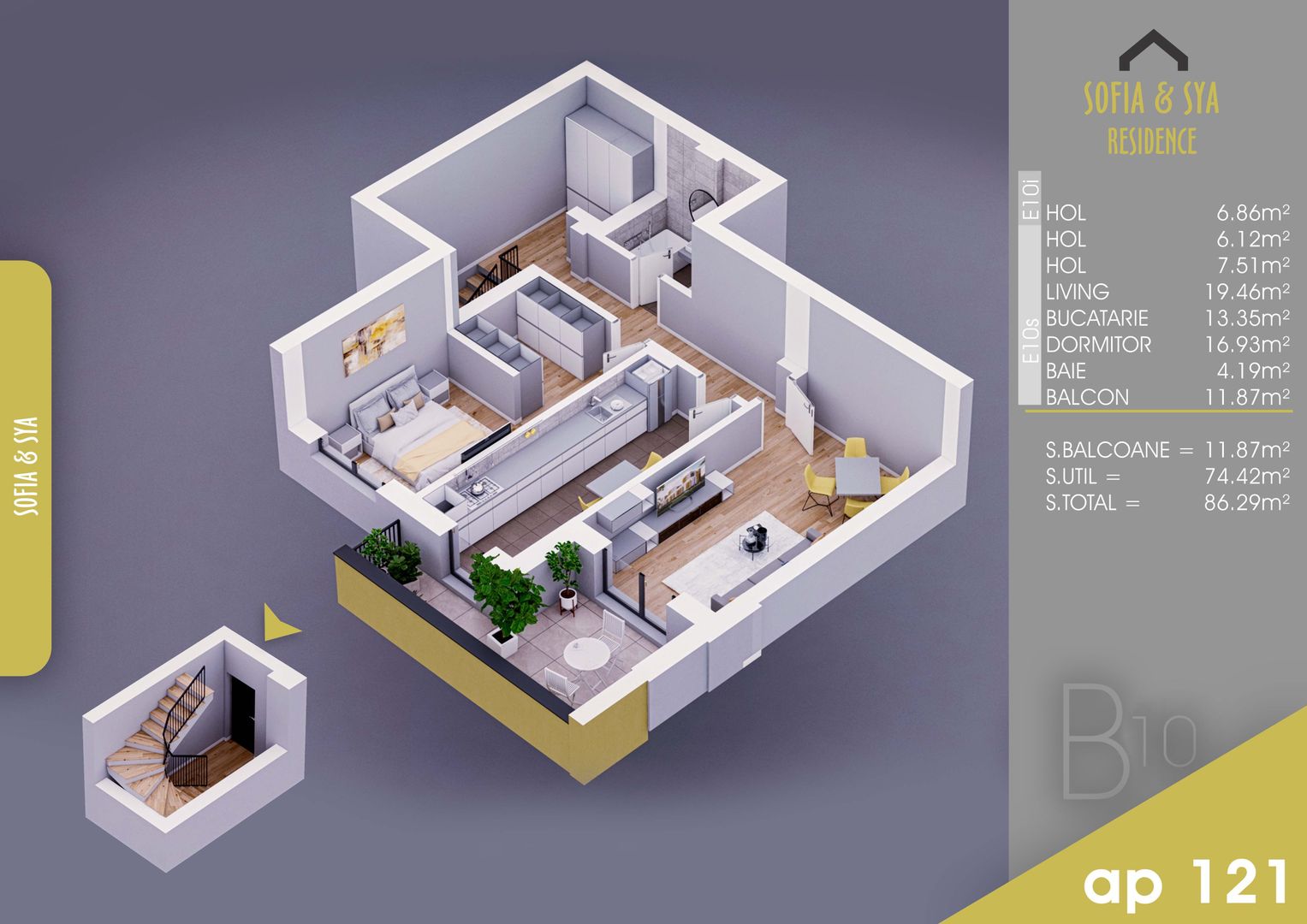2 camere finalizat -acte gata- Pallady -Metrou Nicolae Teclu - Schiță 6