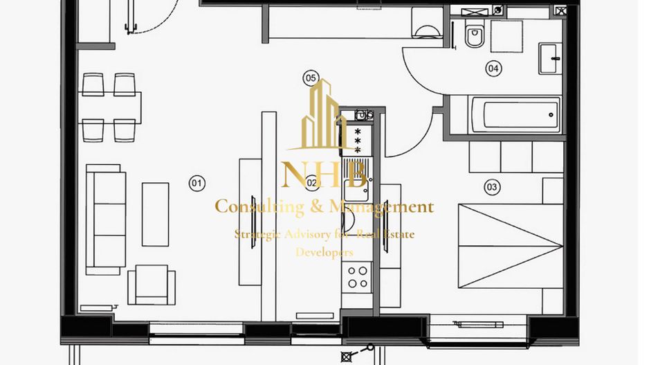 Apartament mobilat si utilat - Promenada Mall - Poză 3
