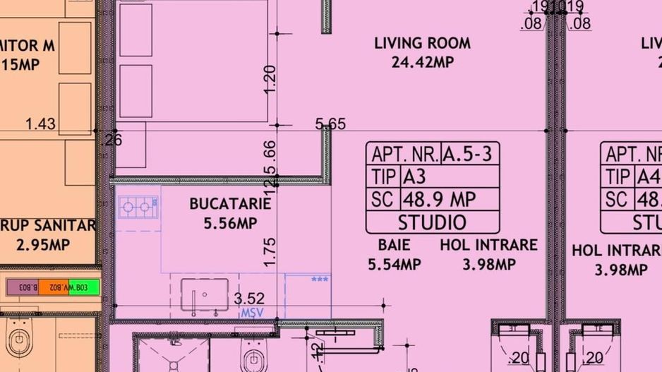Apartament tip studio dublu  | One Floreasca Towers - Poză 14