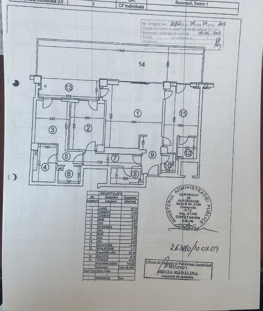 Apartament 3 Camere Lux | Baneasa | Natura Residence - Schiță 16
