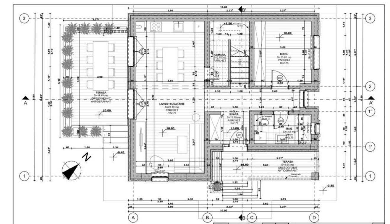 Casa cu 4 camere | Chinteni | Teren 672 mp | Arhitectura deosebita | - Poză 5