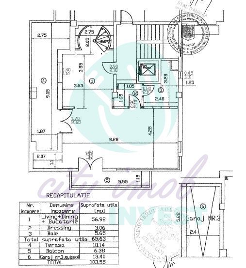 Penthouse tip duplex cu vedere panoramica - Poză 3