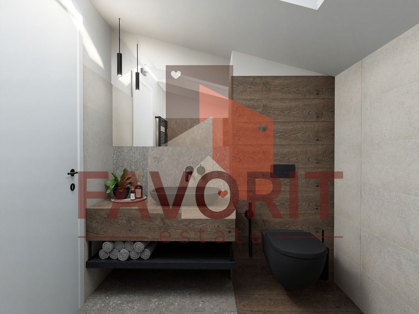 Etaj 2. Apartament pe 2 nivele. 2 bai. 2 locuri de parcare - Poză 16