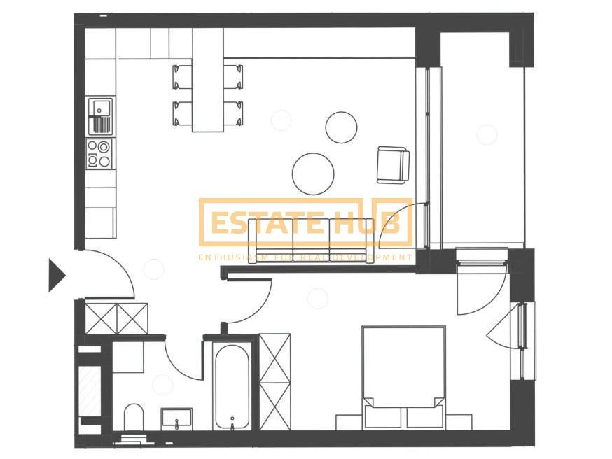 Apartament nou FINISAT 2 camere | Zona Centrala | Comision 0% - Poză 2