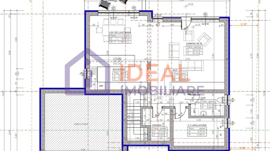 Casa Individuala moderna LA CHEIE cu 440 mp de teren, in Selimbar - Schiță 10