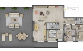 Penthouse deosebit finisat La Cheie, zona Shopping City Sibiu - Schiță 19