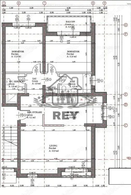 Vand apartament 3 camere in Selimbar - Poză 2