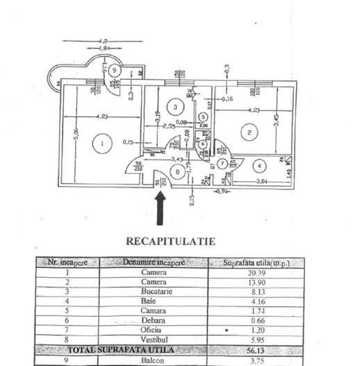 Sebastian - 2 camere, decomandat, comfort 1, bloc renovat, mobilat, utilat. - Poză 14