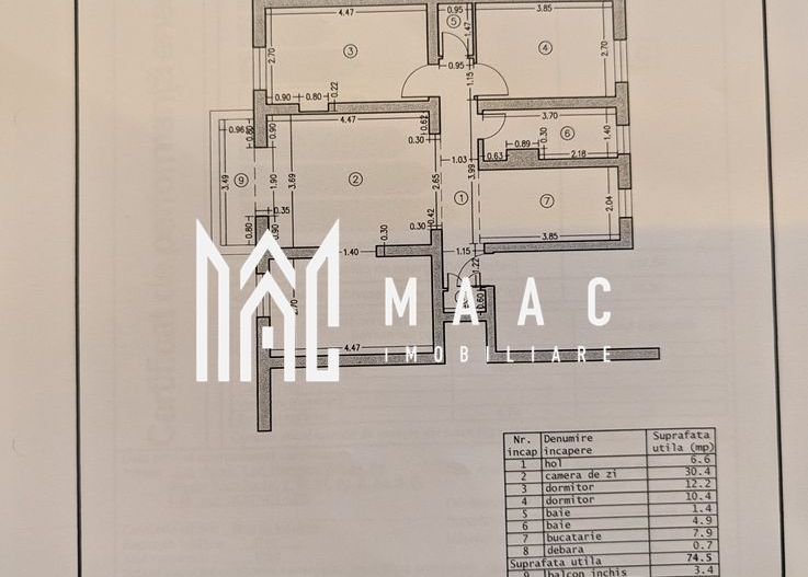 Ap. 4 cam.| 78mp | zona Traian (24 Trepte) | - Poză 12