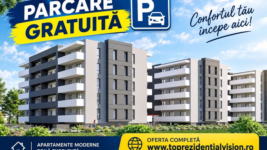 2 CAMERE TIP STUDIO CU PARCARE GRATUITA - COMISION 0! - Poză 1