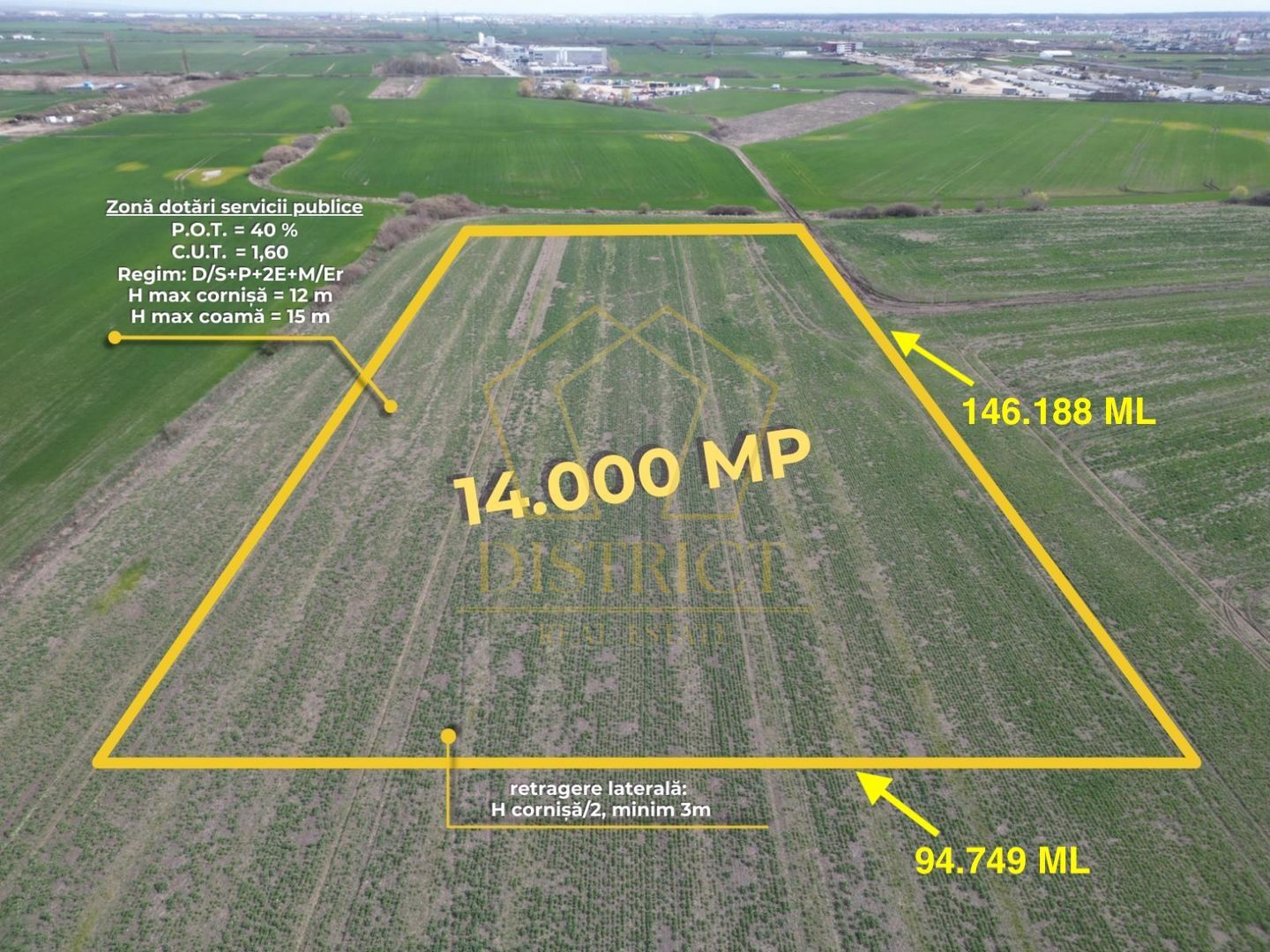 Teren industrial de vânzare Covaci | 14.000 mp | Viitoare centura Covaci - Poză 1