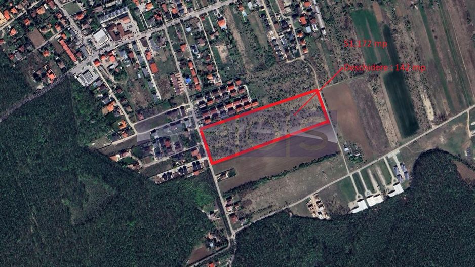Oportunitate Corbeanca | 51.772 mp | deschidere 142 mp | utilitati - Poză 1