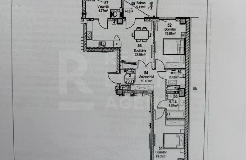 Vânzar, apartamnet 2 camere, str. Tudor Vladimirecu, Rîșcani - Poză 6