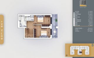 Apartament 3 camere Duplex Mutare Rapida 7min Metrou Teclu - Poză 3