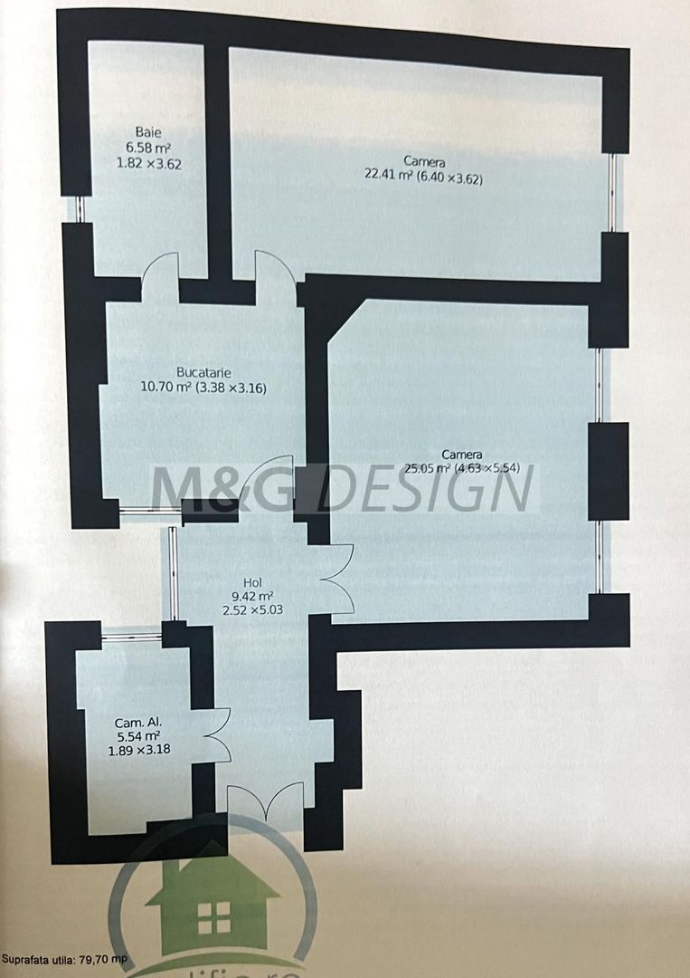 Apartament  2  camere Ultracentral etaj 2 - Poză 8