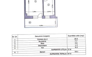 Garsonieră spațioasă 48 mp | Moghioroș Park Residence | V12 - Poză 13