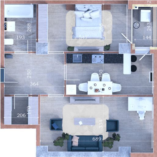 MUTARE IMEDIATA! Apartament 2 camere, Dec., 68mp-Copou - Poză 6