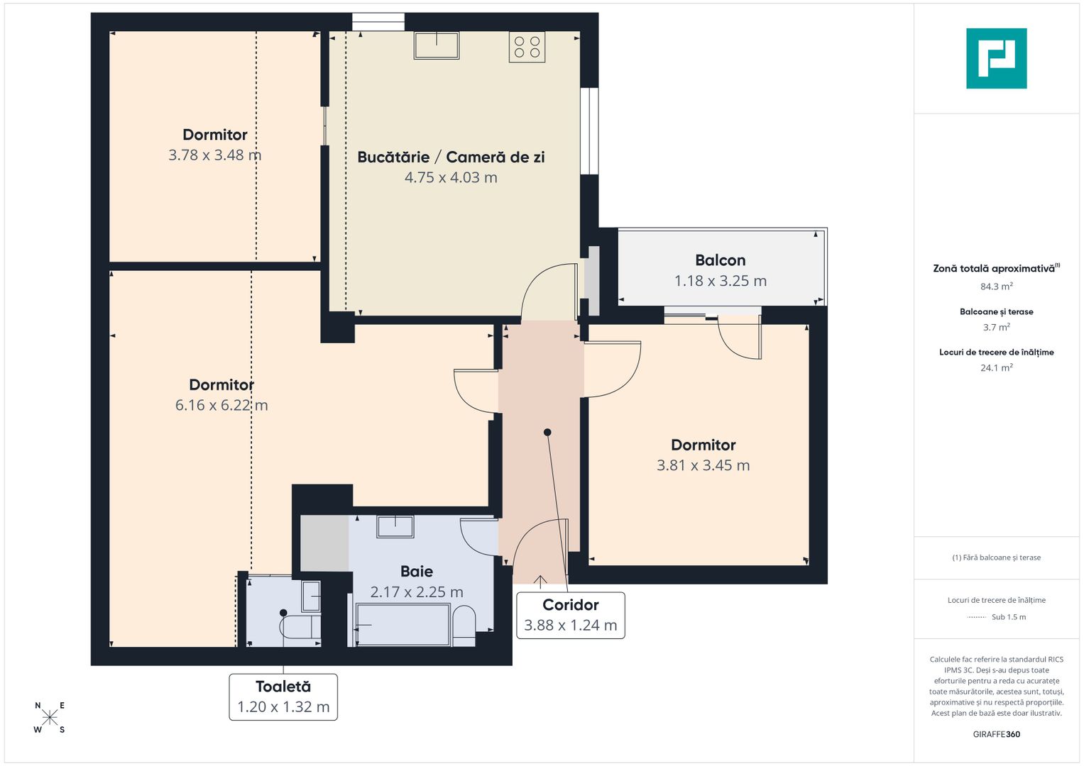 Apartament cu 3 camere moderne în Dumbrăvița - Poză 8