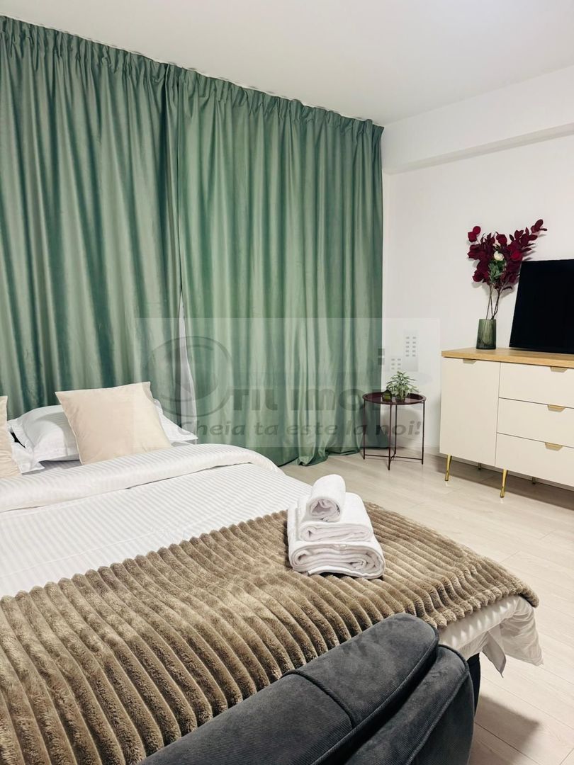 Apartament 1 camera, Valea Lupului, mobilat complet, bloc nou, parcare - Poză 2