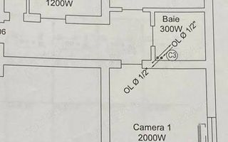 Apartament 2 camere Lipovei etaj 2 cu centrala - Poză 5