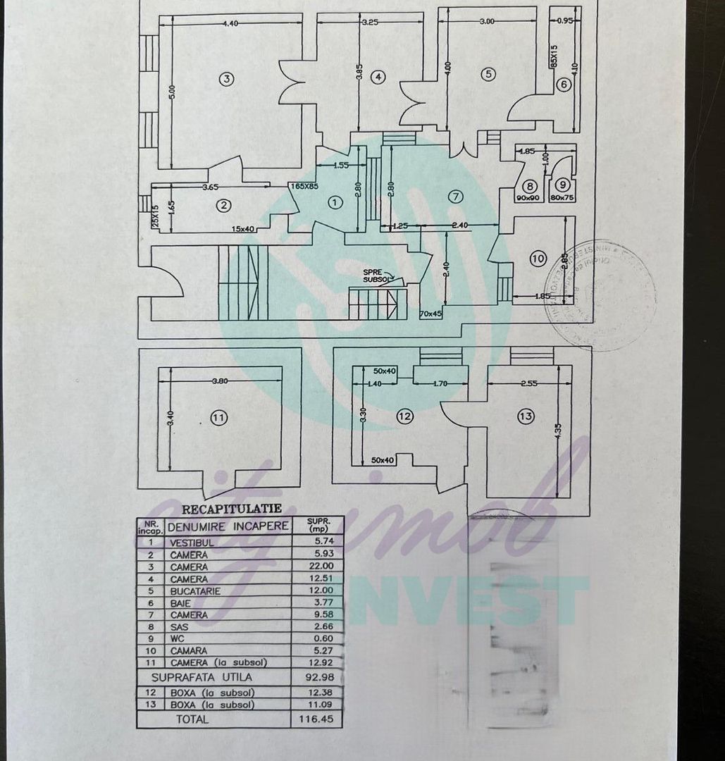 4 camere IDEAL pentru activitati de birou-Ultracentral-80 mp- renovat - Poză 4