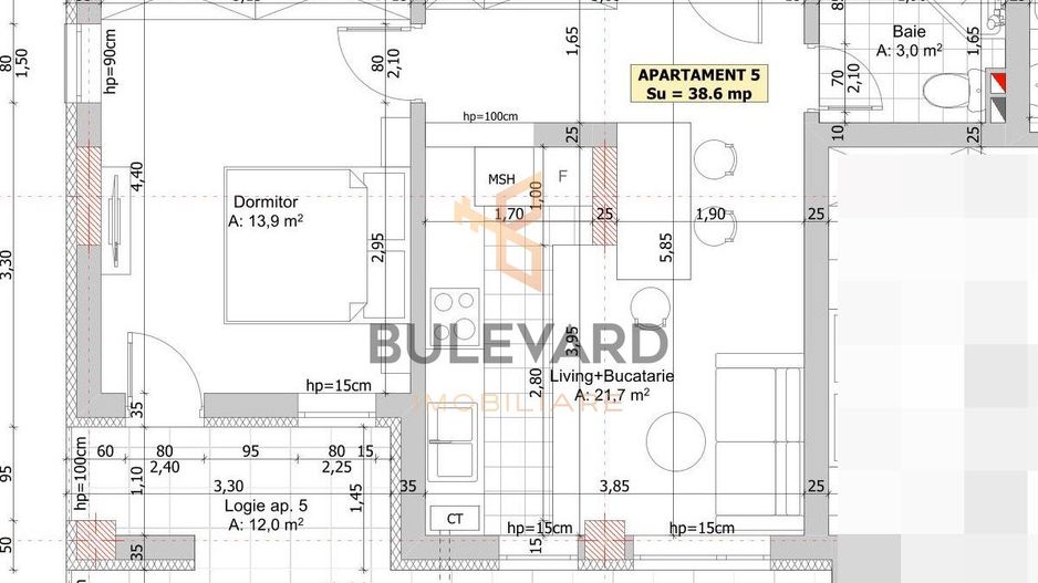 Apartament cu 2 camere,  zona strazii Dumitru Mocanu! - Poză 3