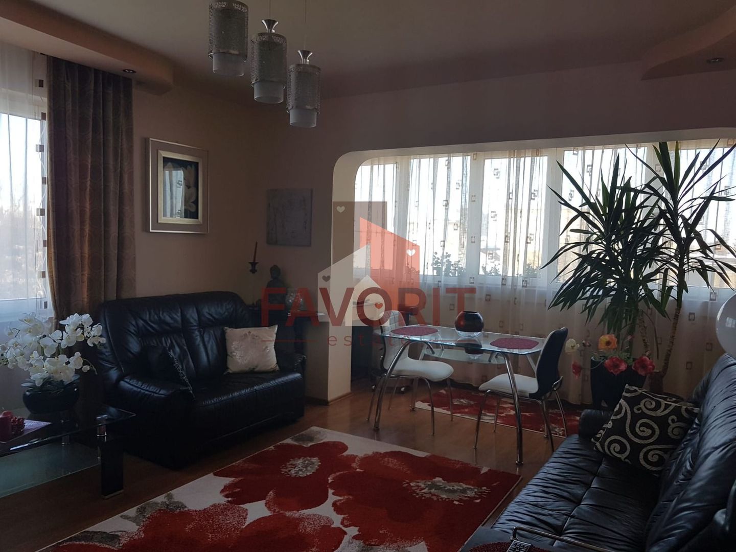 3 camere decomandat | mobilat | zona centrala | 2 bai | etaj 3 | boxa subsol - Poză 2