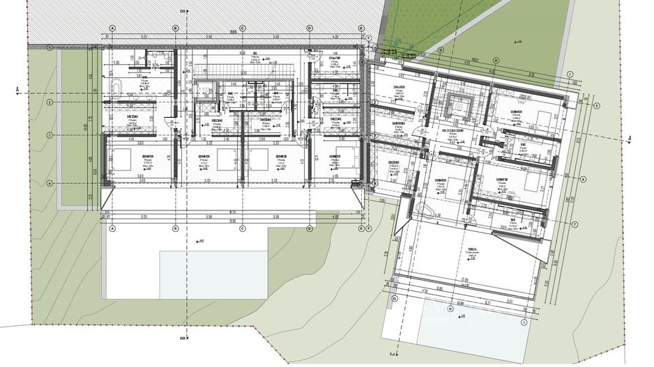 Teren 2000 m² cu AC pentru 2 vile individuale Buna Ziua~Proiect Unic - Schiță 9