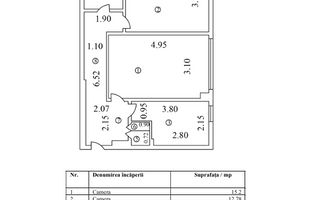Decomandat | 2 camere | N Titulescu - Victoriei | Bloc 1978 - Poză 9