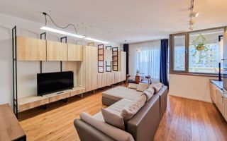 Vedere panoramica spre apus | Mobilat & utilat | 2 bai | Aviatiei Park - Poză 1