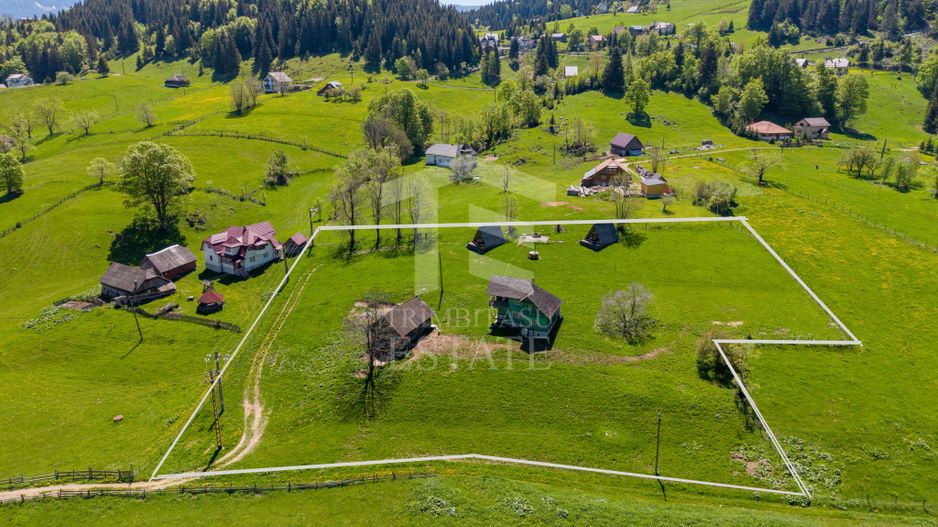Fundata | Teren de vanzare | 7,656 mp + Cabane tip A Frame - Poză 1