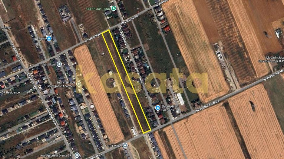 Teren de vânzare – 629 mp, dublă deschidere, Clinceni | 69 €/mp - Poză 3