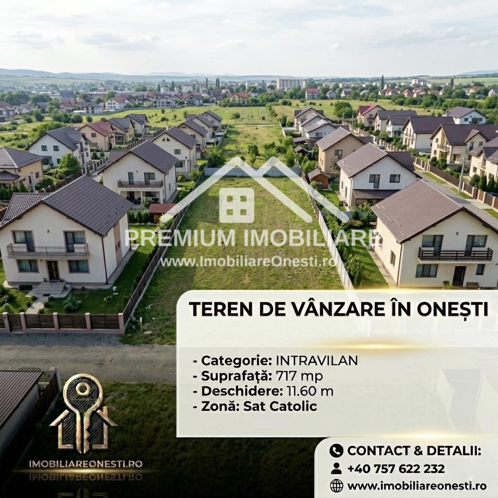 Teren intravilan de vanzare in Onesti - Poză 1