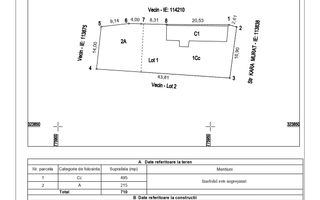 Teren 710mp Mihail Kogălniceanu | Toate Utilitățile | Deschidere 17ml - Schiță 6