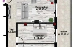 Chirie 3 camere-parcare subterana-zona Andrei Muresanu - Poză 8