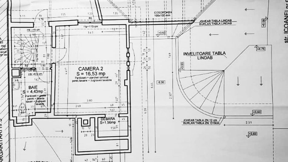 CASĂ DE ÎNCHIRIAT PRETABILĂ REȘEDINȚĂ | ZONA GRĂDINA ICOANEI | - Schiță 14