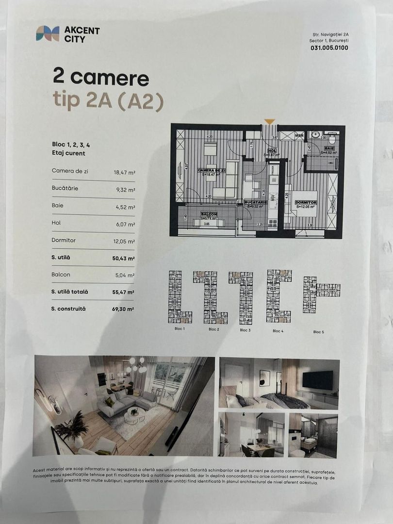 Vanzare Apartament 2 Camere Akcent City | Metrou Jiului - Poză 15