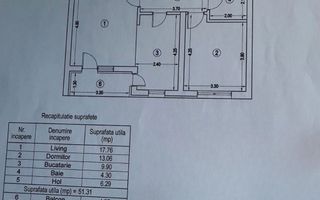 Apartament 2 camere Metrou Politehnica – Metrou Lujerului - Schiță 13
