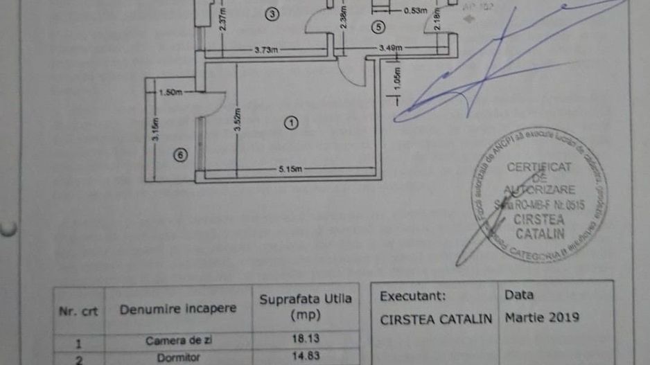 Apartament 2 camere Rotar Park 1, Pacii, Militari - Schiță 7