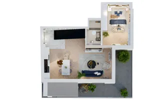Penthouse exclusivist cu terasă generoasă și vedere spectaculoasă - Schiță 15