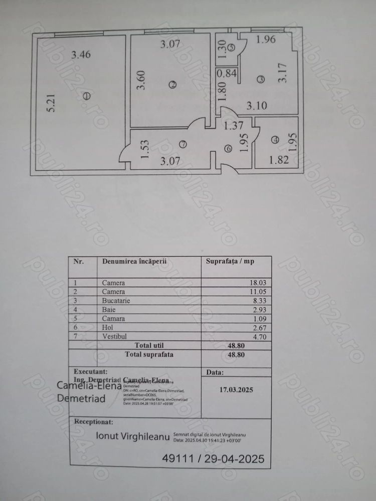 Apartament 2 camere dec, proaspat removat Titan,ozana,1 dec 1918 - Poză 6