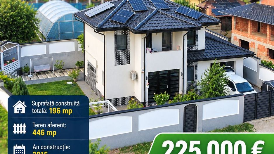 VILĂ individuală P+1E, teren 450 mp, mobilată, VASLUI, M. Grecilor - zona LCL; - Poză 1