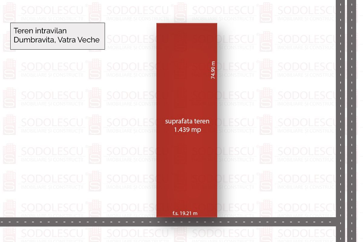 Teren generos vatra veche Dumbravita - Schiță 2