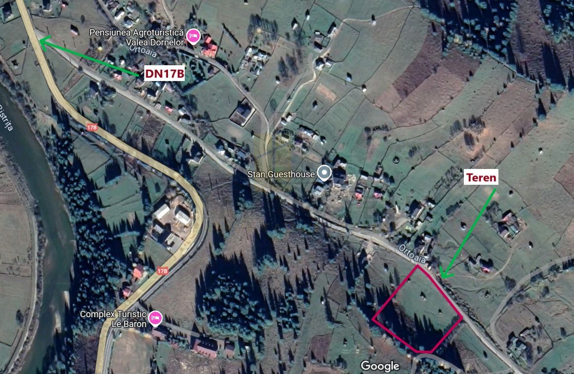 Teren Intravilan Dorna Arini, curent, apa, asfalt - Vatra Dornei - Poză 4