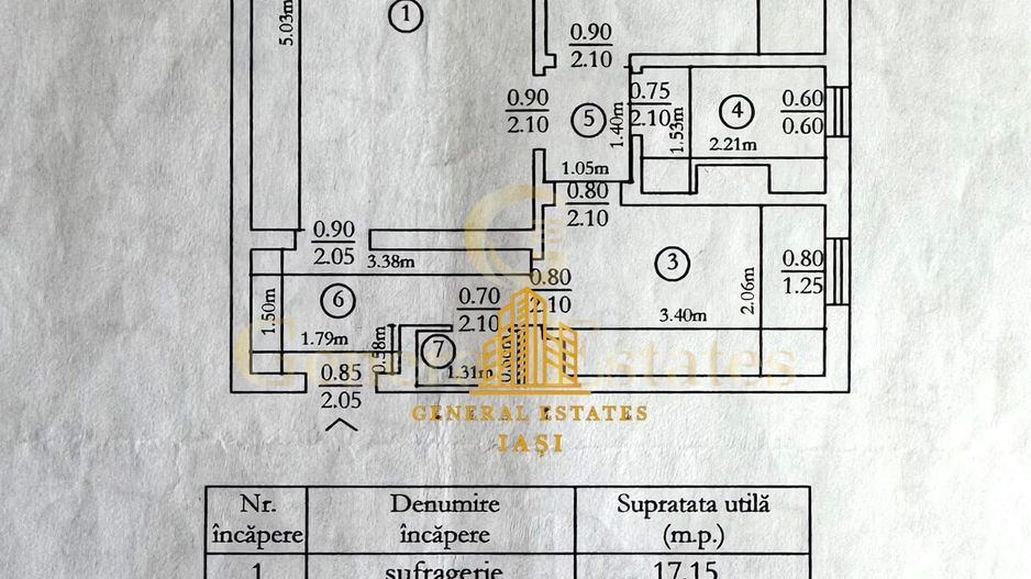Vânzare apartament -Tătărași, Str. Vasile Lupu (Stația Flora) - Poză 17
