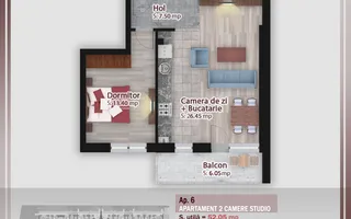 Promo Apartament 2 camere Theodor Pallady 500m STB - Schiță 14