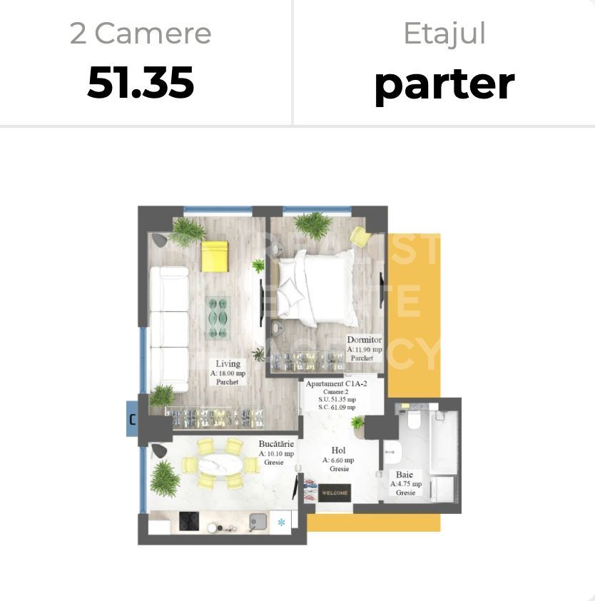 Vânzare, apartament, 2 camere, Iași - Poză 3